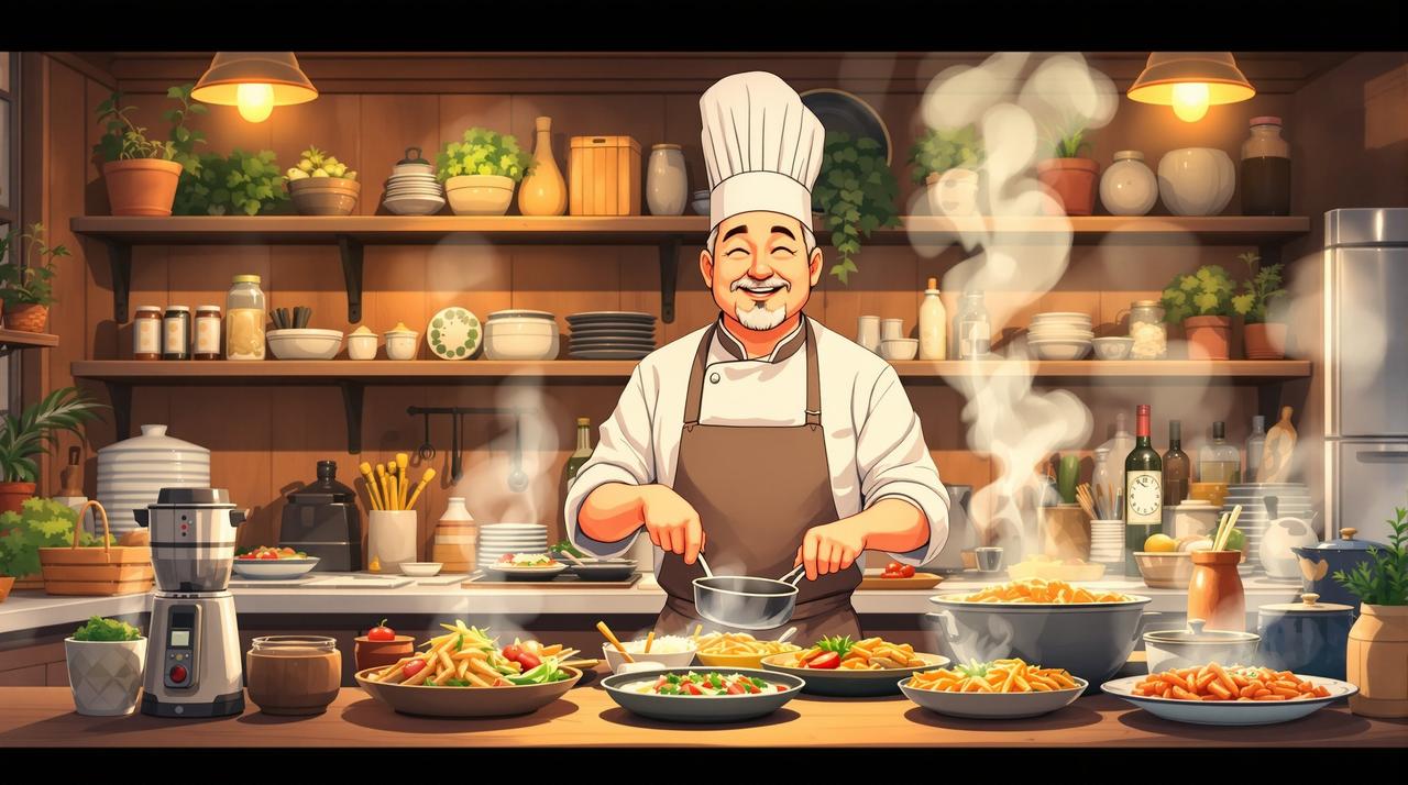 日漫网页板作品 - 隔壁大厨