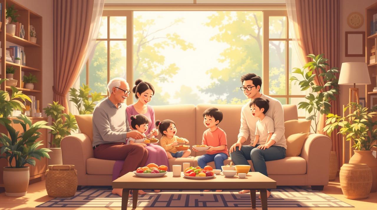 日漫网页板作品 - 欢乐一家人