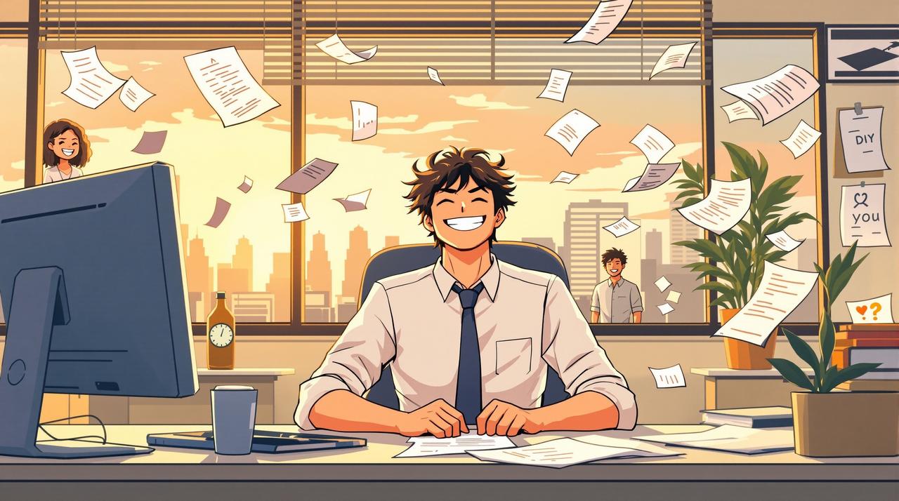 日漫网页板作品 - 办公室日记